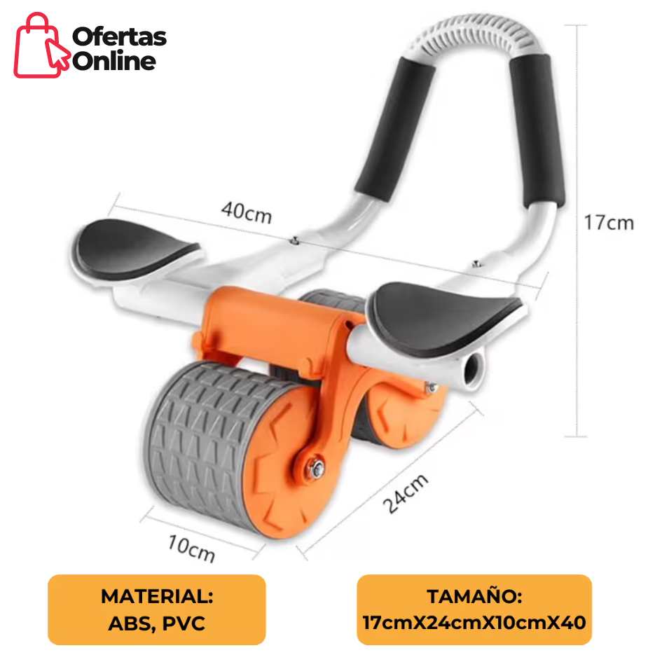 Rueda Abdominal con tecnología de rebote automático + envío gratis
