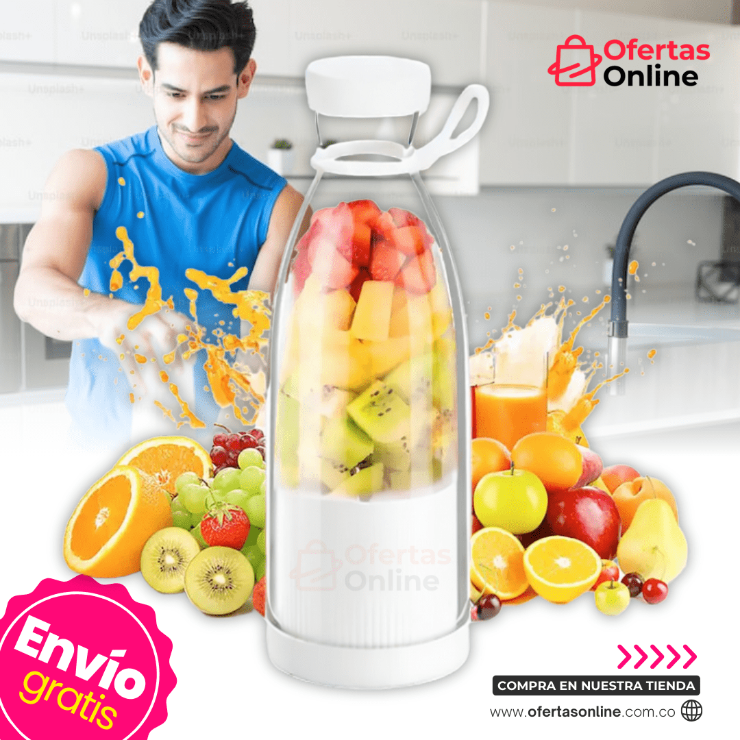 Licuadora portatil para batidos y bebidas