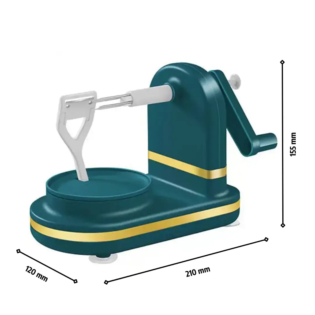 Pelador de Frutas con Manivela Ajustable 🍎🍐🍊