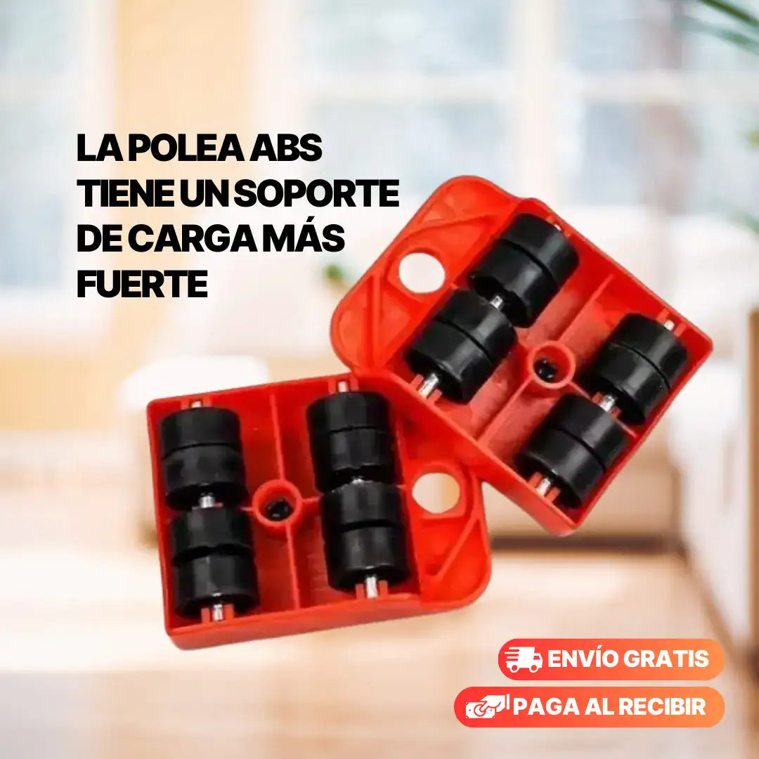 Kit Base con ruedas para mover muebles