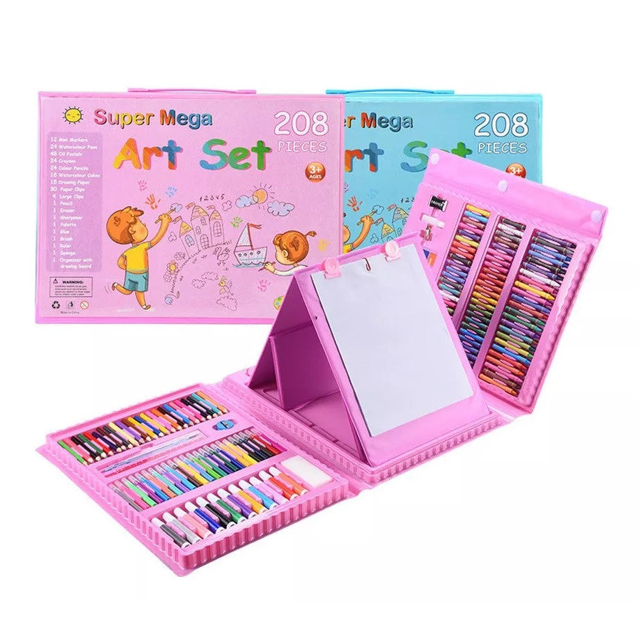 Kit De Arte Original con 208 Piezas para niño y niña